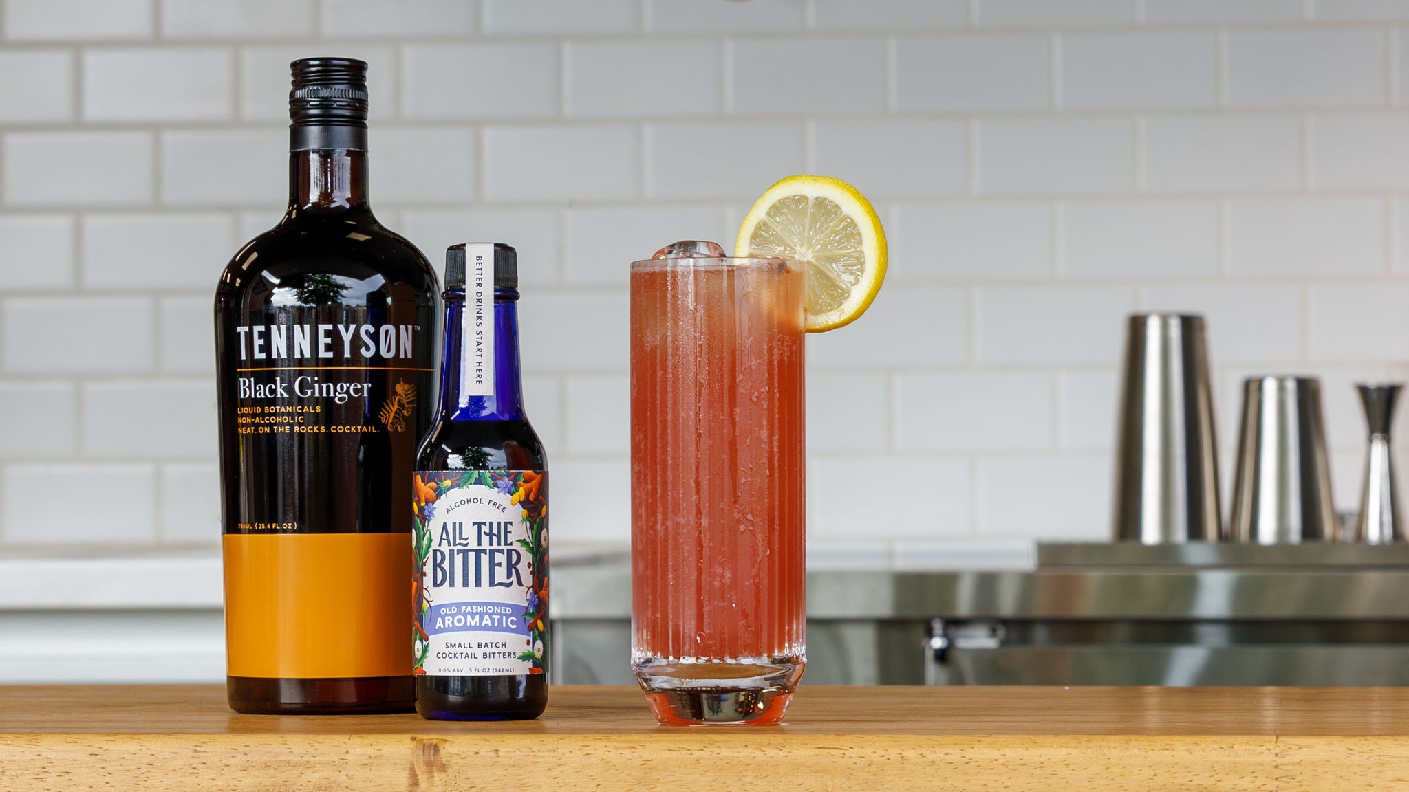 non alcoholic ginger highball tenneyson cocktail recipe