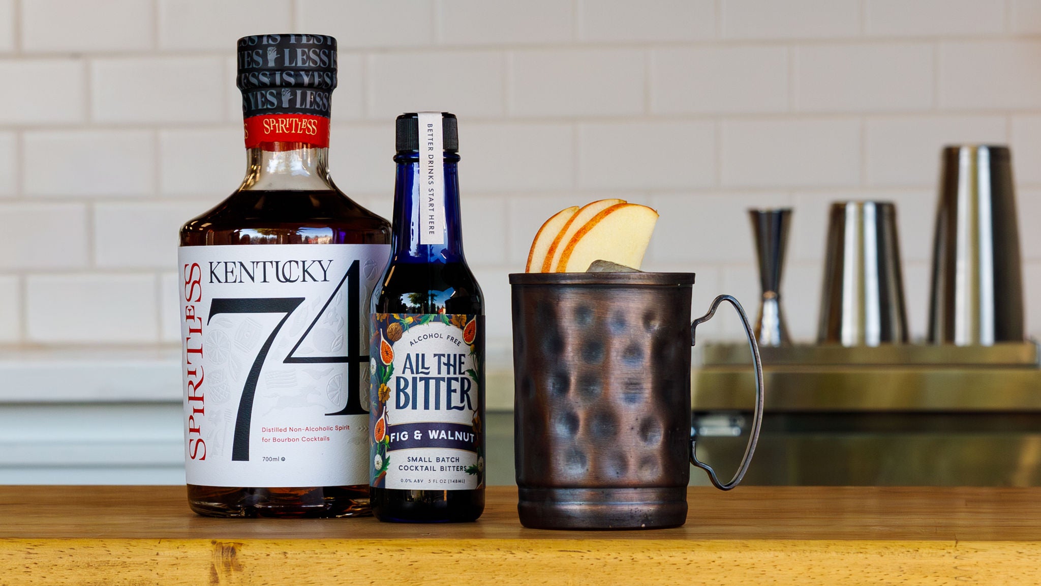 non alcoholic apple mule mocktail recipe